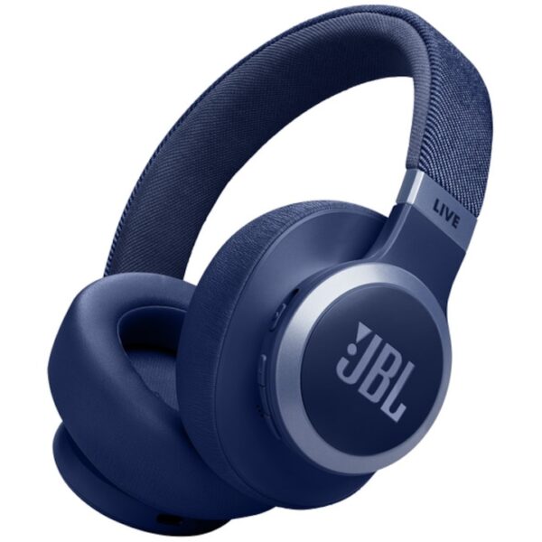 Reducere  RESIGILAT: Casti audio wireless over-ear JBL LIVE 770NC, True Adaptive NC, Bluetooth, Multi-Point, Albastru