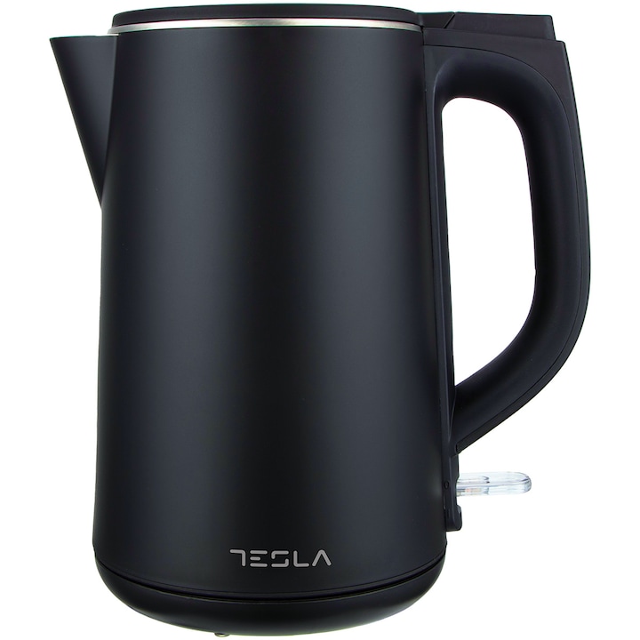 Reducere  RESIGILAT: Fierbator Tesla KT301BX, 1,5L, 2200W, oprire automata, inox/negru