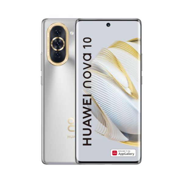 Reducere  RESIGILAT: Telefon mobil Huawei Nova 10, Dual SIM, 8GB RAM, 128GB, 4G, Starry Silver