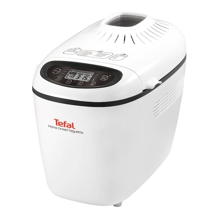 Reducere  RESIGILAT: Masina de paine Tefal Home Bread Baguette PF610138, 1600W, 1500 g, 16 programe, alb