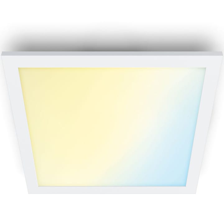 Reducere  RESIGILAT: Panou LED inteligent WiZ Panel SQ, Wi-Fi, control vocal, 36W, 3400 lm, lumina alba reglabila (2700-6500K), IP20, 60cm, Alb, clasa energetica E