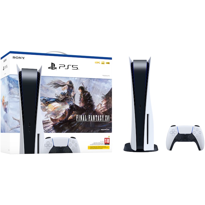 Reducere  RESIGILAT: Consola PlayStation 5 C-Chassis + Joc PS5 Final Fantasy XVI