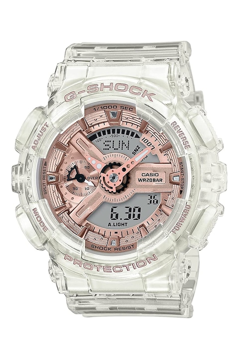 Reducere  RESIGILAT: Casio – Ceas digital G-Shock, Transparent