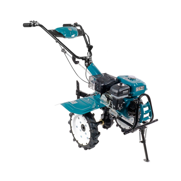 Reducere  RESIGILAT: Motocultor compact Könner&Söhnen KS 7HP-1050G, 7 CP, 212 CC, 2+1 viteze,transmisie directa, 103 cm latime de lucru, 35 cm adancime lucru, 32 freze forjate, roti cauciuc, 3.6 l benzina