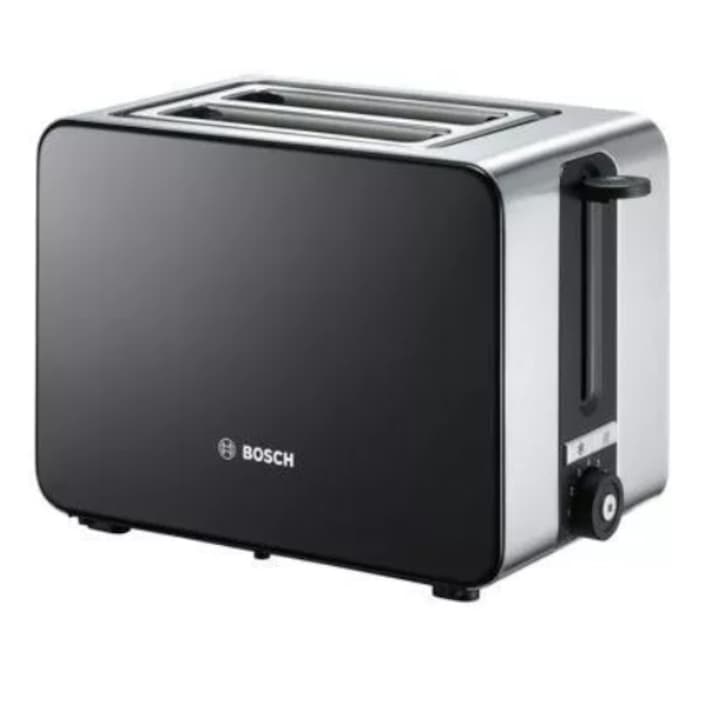 Prajitor Paine Bosch Tat7203 1050 W 2 Felii Controlul Variabil De Rumenire Senzor Electronic Pentru Prajire Uniforma Negru Inox Rsgemag6256489X Tat7203
