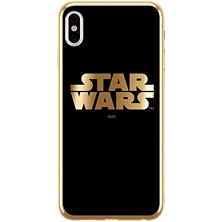 Husa Telefon Star Wars Compatibila Cu Apple Iphone X Xs Silicon Tpu Negru Auriu Rsgemag6300021X Swpcsw305