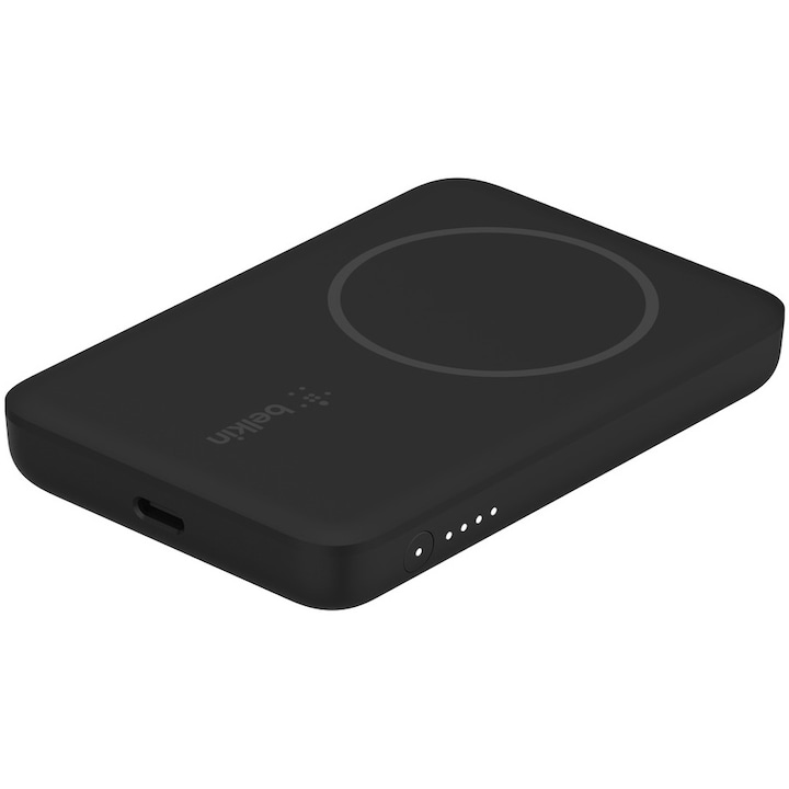 Acumulator Extern Belkin Cu Incarcare Wireless Boost Charge 2500 Mah Cu Atasare Magnetica Negru Rsgemag5413630X Bpd002Btbk