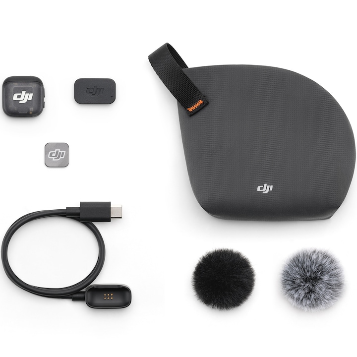 Microfon Wireless Dji Mic 3 Wireless Omnidirectional Raza Actiune 400M Autonomie Microfon 8H Noise Canceling Rsgemag6349538X Cp Rn 00000478 01