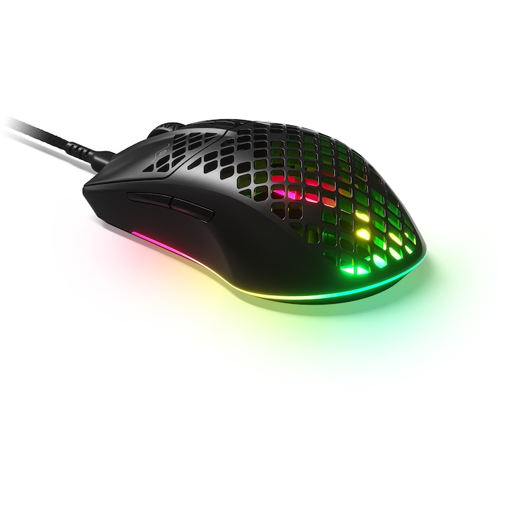 Mouse Gaming Steelseries Aerox 3 Onyx 2022 Rgb Negru Rsgemag6359509X Aerox 3 2022 Onyx