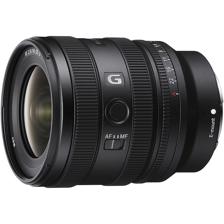 Obiectiv Foto Mirrorless Sony Fe Montura E Sony 16 25Mm F2 8 G Negru Rsgemag6296880X Sel1625G Syx