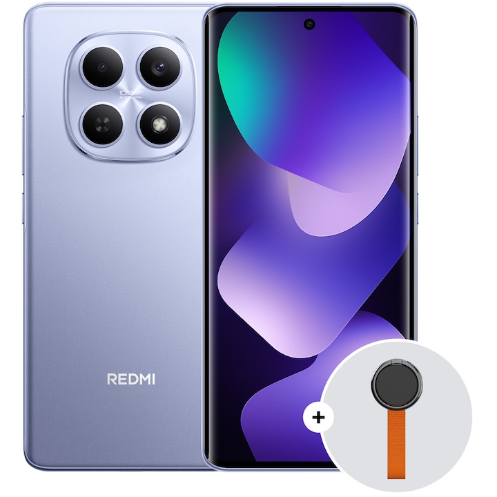 Telefon Mobil Xiaomi Redmi Note 15 8Gb Ram 256Gb Rom Purple Woven Strap Ring Stand Rsgemag6358305X Mzb0O5Deu