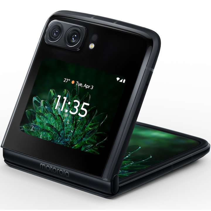 Telefon Mobil Motorola Moto Razr 2022 Dual Sim 256Gb 8Gb Ram 5G Satin Black Rsgemag5587049X Paug0015Ro
