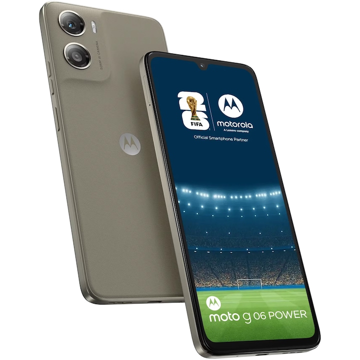 Telefon Mobil Motorola G06 Power Dual Sim 256Gb 4Gb Ram Laurel Oak Rsgemag6354230X Pba00003Ro