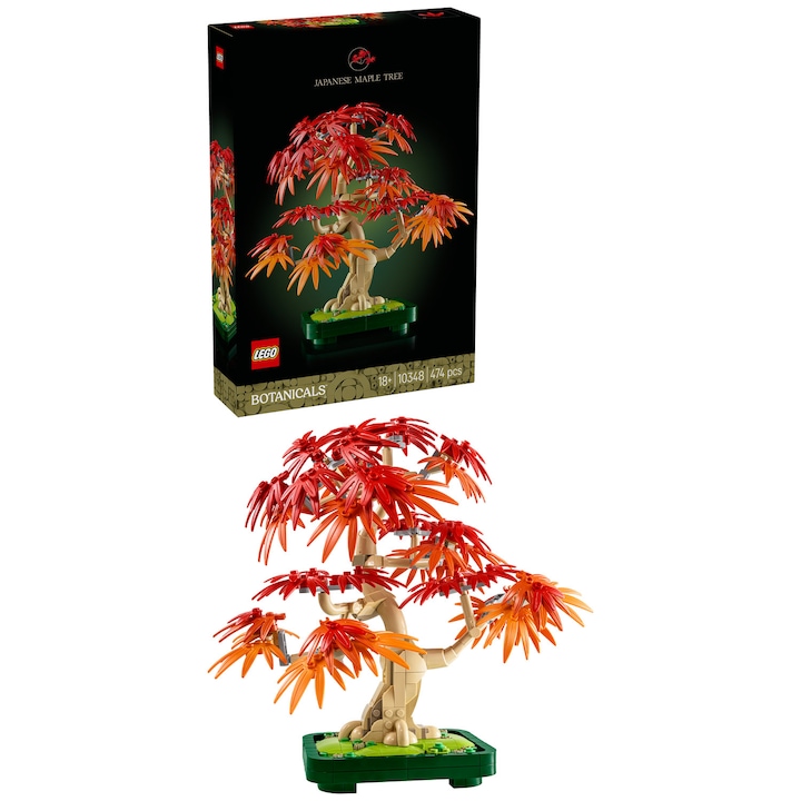 Legor Botanicals Bonsai De Artar Japonez Rosu 10348 474 Piese Idei De Cadou Pentru Femei Si Barbati Rsgemag6365867X 5702017814674