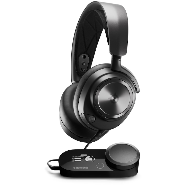 Casti Gaming Cu Fir Steelseries Arctis Nova Pro Playstation Pc Switch Si Mac Drivere 40Mm Microfon Bidirectional Clearcast Gen 2 Bidirectional Noise Canceling 360 Spatial Audio Negru Rsgemag6063361X S