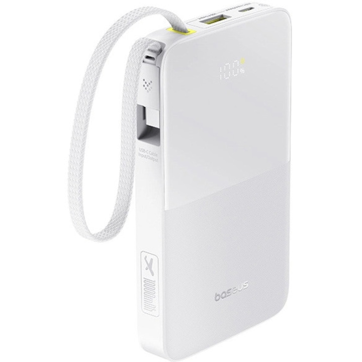 Acumulator Extern Baseus Enerfill Fc51 Bipow2 Pro Digital 20000Mah 22 5W Alb Rsgemag6358697X E0027700