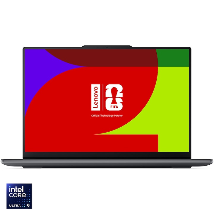 Laptop Lenovo Yoga Pro 9 16Iph11 Cu Procesor Intel Coretm Ultra 7 356H Pana La 4 7Ghz 16 2 8K Oled Touch 32Gb Lpddr5X Ram 1Tb Ssd Nvidia Geforce Rtxtm 5060 8Gb Gddr7 Windows 11 Pro Eclipse Black 3Y On
