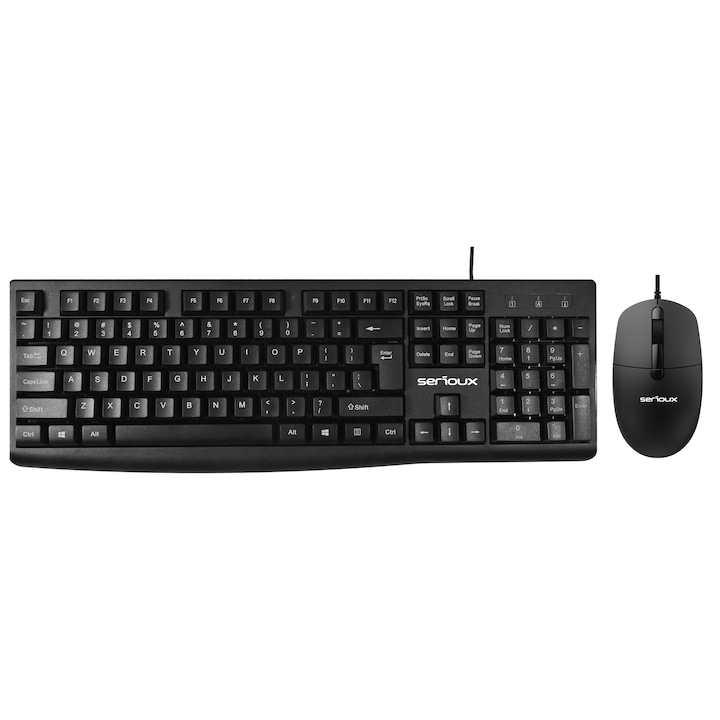 Reducere Kit Tastatura Mouse Serioux Cu Fir Usb 104 Taste Material Abs Us Layout Cablu 1 5M 440X159X25Mm Mouse 1600Dpi Negru Rsgemag6405539X Srxk Skbm996Wd Reducere Kit Tastatura Mouse Serioux Cu Fir Usb 104 Taste Material Abs Us Layout Cablu 1 5M 440X159X25Mm Mouse 1600Dpi Negru Rsgemag6405539X Srxk Skbm996Wd