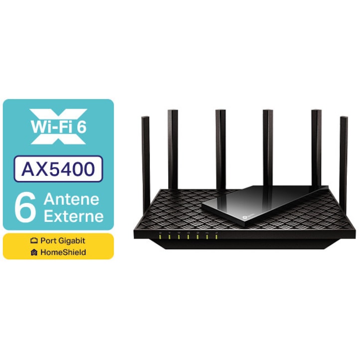 Router Wireless Tp Link Archer Ax72 Ax5400 Dual Band Wi Fi 6 Dual Core Cpu Ofma Beamforming Homeshield Security Ultra Low Latency Onemeshtm Rsgemag6379908X Archer Ax72