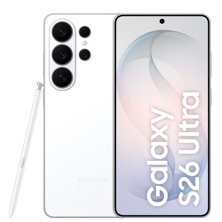 Telefon Mobil Samsung Galaxy S26 Ultra Dual Sim 16Gb Ram 1Tb 5G White Rsgemag6373784X Sm S948Bzwheue