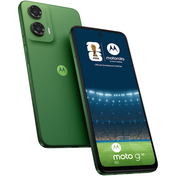 Telefon Mobil Motorola Moto G35 5G Dual Sim 4Gb Ram 256Gb Leaf Green Rsgemag6358968X Pb3K0025Ro