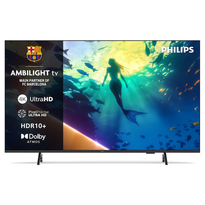 Televizor Philips Ambilight Tv Led 55Pus8010 139 Cm Smart Tv 4K Ultra Hd Clasa E Rsgemag6380233X 55Pus8010 12