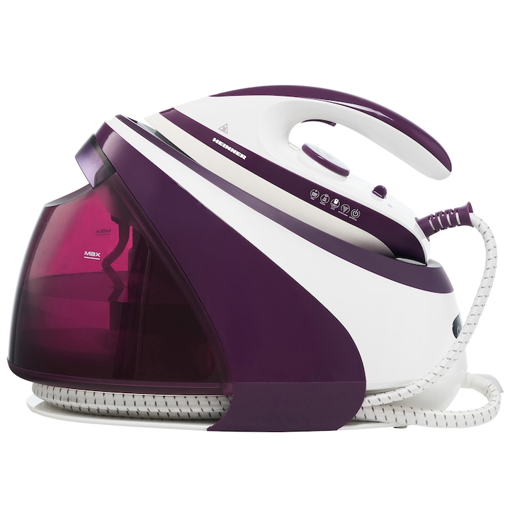 Statie De Calcat Cu Boiler Heinner His D3007Ix 3000 W 1600W Boiler 1400W Fier 7 Bar 1 8 L Abur Ajustabil 140 15G Min Talpa Ceramica Oprire Automata Violet Rsgemag6246199X His D3007Ix