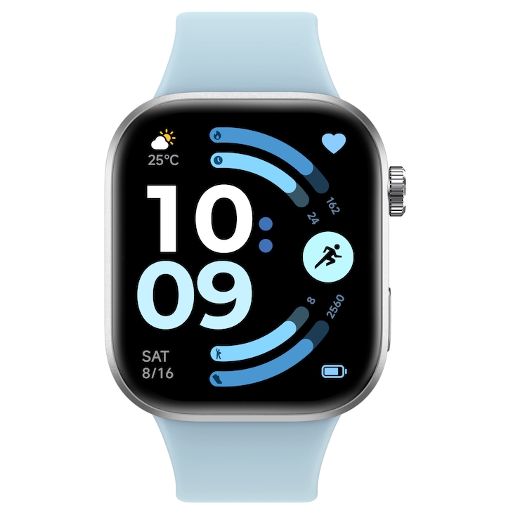 Smartwatch Xiaomi Redmi Watch 6 Ecran 2 07 Amoled Cu Always On Pana La 24 De Zile De Autonomie Monitorizare Sanatate Si Sport Android Ios Blue Rsgemag6378588X Bhr08Cwgl