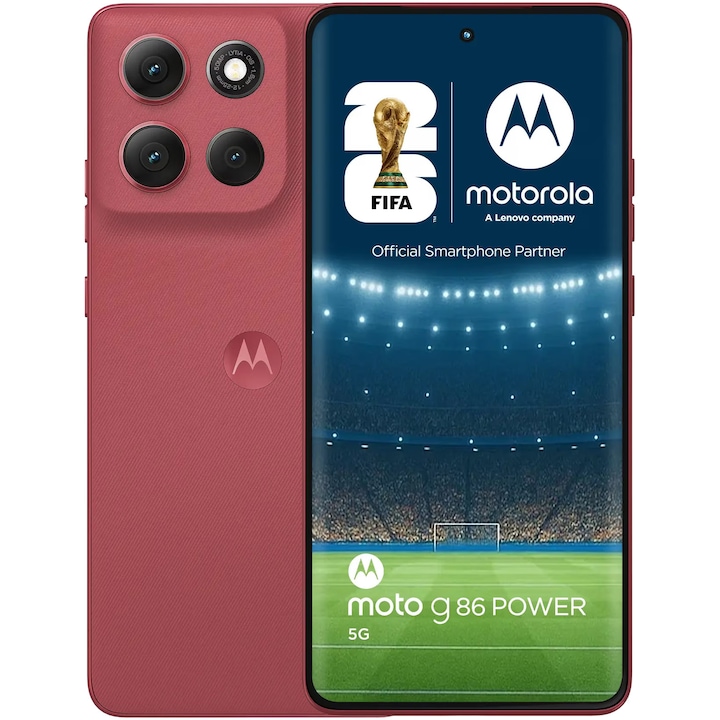 Telefon Mobil Motorola G86 Power Dual Sim 256Gb 12Gb Ram 5G Pantone Chrysanthemum Pink Rsgemag6404096X Pb8X0035Pl