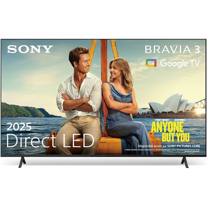 Televizor Sony Bravia 3 Led 55S39 139 Cm Smart Google Tv 4K Ultra Hd Clasa F Rsgemag6387231X K55S39B Cei