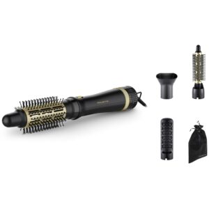 Reducere  Perie Cu Aer Cald Rowenta Express Style Cf6330F0 3 Trepte De Viteza Varf Rece Functie Respect Negru Auriu Rsgemag6407056X Cf6330F0