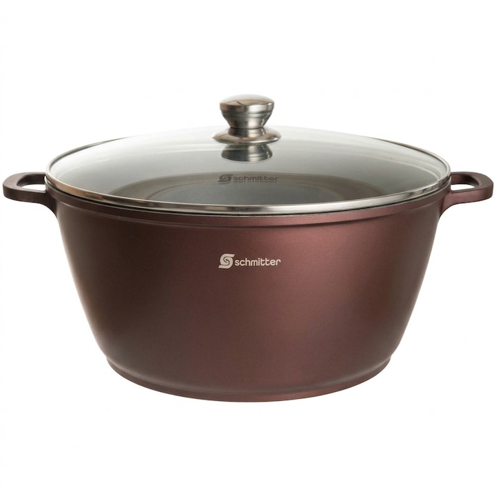 Oala Cu Capac Schmitter Aluminiu Turnat Invelis Ceramic Inductie 28 Cm 6L Rsgemag6405962X 5948736004518