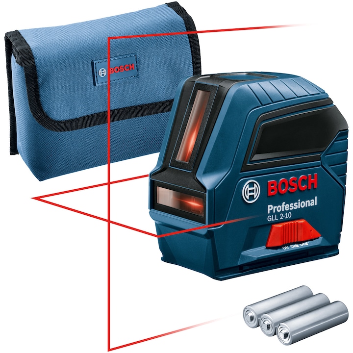 Nivela Laser Cu Linii Bosch Professional Gll 2 10 10 M 0 3 Mm M Precizie 650 Nm Dioda Laser Ip 54 4 Domeniu De Autonivelare Rsgemag6363874X 0601063L00