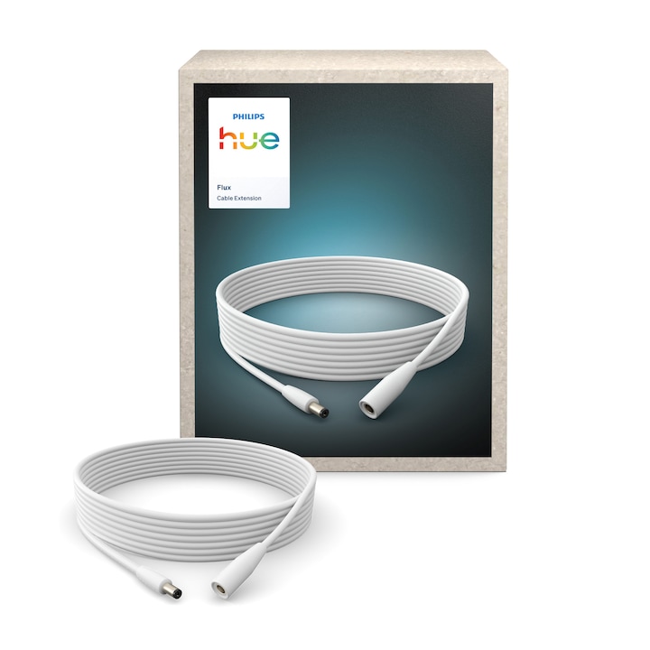 Cablu Prelungitor Banda Led Philips Hue Flux Psu 5 M Pvc Alb Rsgemag6389352X 8721103043795