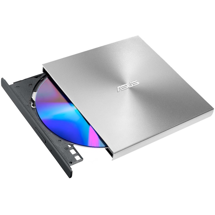 Dvd Writer Extern Asus Zendrive U8M 8X Ultra Subtire 13 9Mm Suport M Disc Usb Tip C Compatibil Windows Si Mac Os Nero Backitup E Green Argintiu Rsgemag6383312X 90Dd0292 M29000