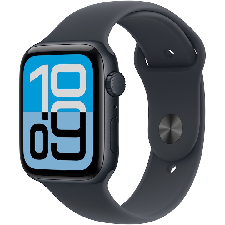 Apple Watch Se 2025 Gps Carcasa Midnight Aluminium 40Mm Midnight Sport Band M L Rsgemag6353622X Mehc4Et A