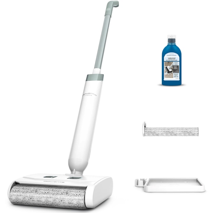 Aspirator Vertical Fara Fir Cu Spalare Rowenta X Wash Gz1032E0 470 Rpm Pana La 40 Min Autonomie Aspirare Umeda Si Uscata 2 Moduri Design Flexibil 180 Compatibil Cu Detergenti Rola Suplimentara Si Dete