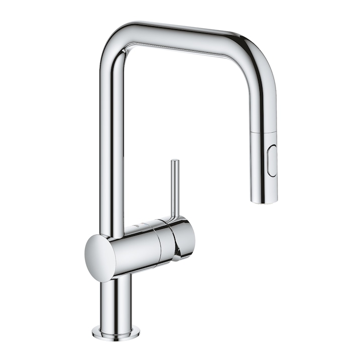 Baterie De Bucatarie Grohe Vento 30439000 Inalta Tip U Dus Extractabil 2 Functii Crom Rsgemag6327649X 30439000
