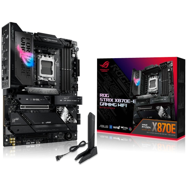 Placa De Baza Asus Rog Strix X870E E Gaming Wifi Socket Am5 Rsgemag6350693X Rog Strix X870E E Gaming Wifi