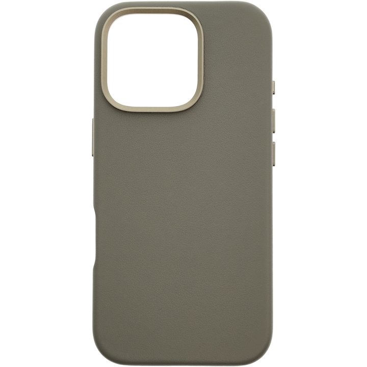 Husa De Protectie Dviced Leather Case With Magsafe Pentru Iphone 16 Pro Max Grey Rsgemag6319786X Dv512012