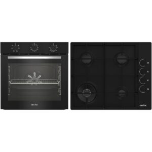 Reducere  Pachet Cuptor Incorporabil Arctic Arse11130Bd 71 L Electric 6 Functii Curatare Cu Abur Grill Timer Clasa A Plita Incorporabila Gaz 4 Arzatoare Aprindere Electrica Wok 60 Cm Negru Rsgemag6407630X Arse1
