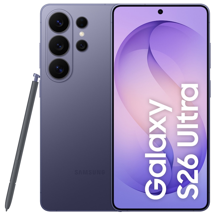 Telefon Mobil Samsung Galaxy S26 Ultra Dual Sim 12Gb Ram 512Gb 5G Cobalt Violet Rsgemag6363264X Sm S948Bzvgeue