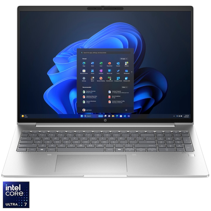 Laptop Hp Probook 460 G11 Cu Procesor Intelr Coretm Ultra 7 155U Pana La 4 8Ghz 16 Wuxga Ips 16Gb Ddr5 Ram 512Gb Ssd Intelr Graphics Windows 11 Pro Pike Silver Rsgemag5818864X A23A2Ea
