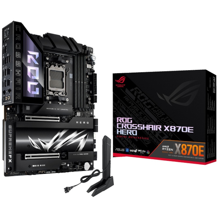 Placa De Baza Asus Rog Crosshair X870E Hero Socket Am5 Rsgemag6301585X Rog Crosshair X870E Hero