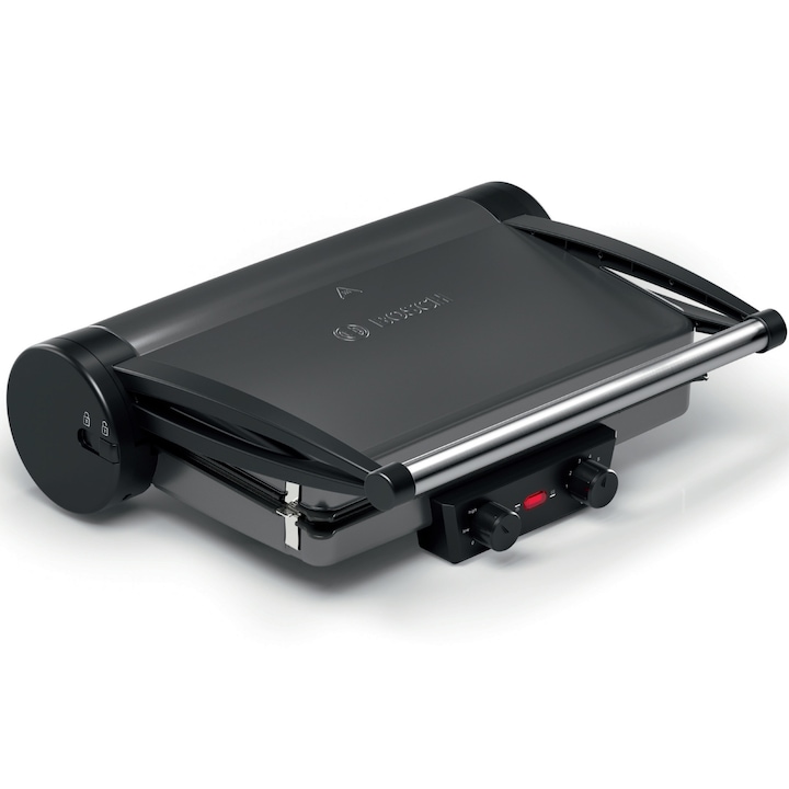 Gratar Electric 3 In 1 Bosch Tcg4215 2000 W Contact Grill Temperatura Reglabila Placi Grill Inclinate Si Tavite Pentru Colectarea Grasimii Argintiu Rsgemag6380607X Tcg4215