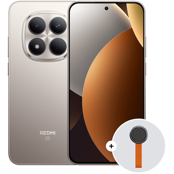Telefon Mobil Xiaomi Redmi Note 15 Pro 8Gb Ram 512Gb 5G Titanium Woven Strap Ring Stand Rsgemag6228089X Mzb0O5Meu