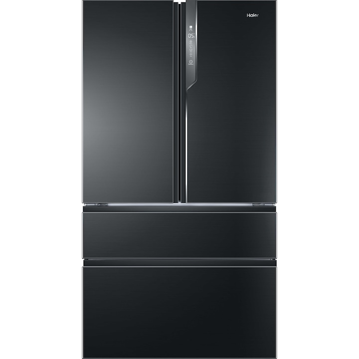Side By Side Haier Hb26Fsnaaa French Door 750L Total No Frost Motor Inverter Sistem Antibacterian Display Led Super Freezing Holiday Clasa E H 190 Cm Negru Rsgemag6382268X Hb26Fsnaaa