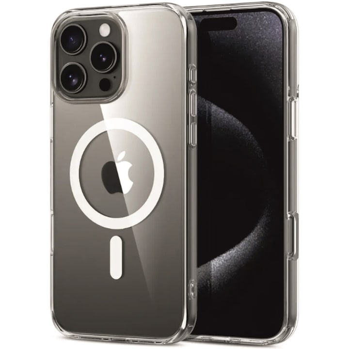 Husa De Protectie Swissten Clear Jelly Magstick Pentru Iphone 16 Pro Transparent Rsgemag5818726X 8595217487888