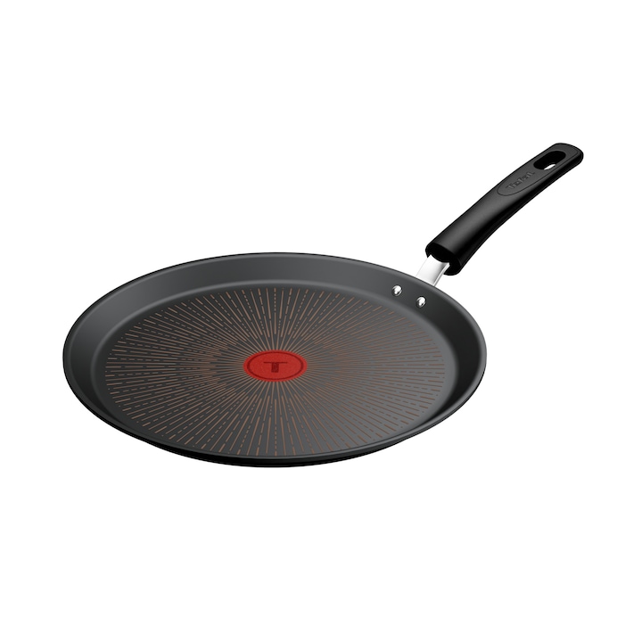 Tigaie De Clatite Tefal Excellence 28 Cm Inductie Invelis Antiaderent Indicator Thermo Signal Aluminiu Negru Rsgemag6376470X 3168430376311