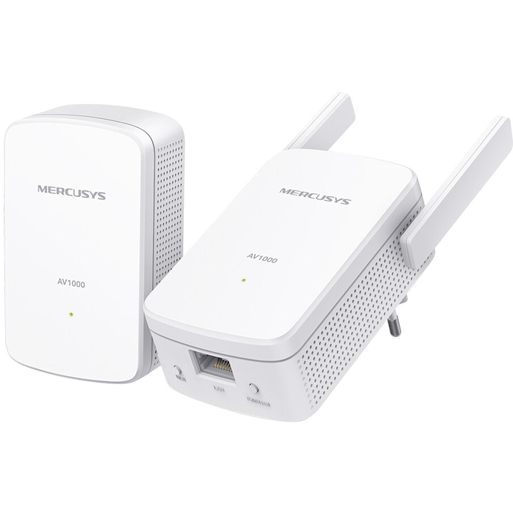Kit Adaptor Powerline Mercusys Mp510 Kit Av1000 Gigabit 2 Antene Wi Fi Rsgemag6375649X Mp510 Kit